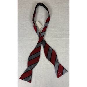 ALABAMA CRIMSON TIDE Logo Woven Silk Bow Tie NCAA Licensed University Zep-Pro
